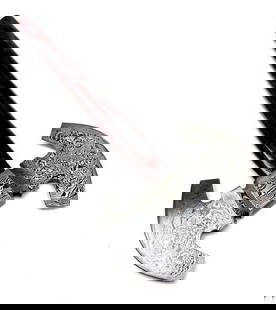 HEROS Hand Made Damascus Steel Forged Double Head War Axe With Rose Wood Handle: HEROS Hand Made Damascus Steel Forged Double Head War Axe With Rose Wood Handle For Auction Is A Stunning Handmade HERO&#39;s Damascus Double Headed WAR Axe Paired With a Handmade High Quality Genuine