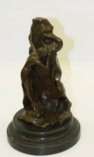 Sexy Goddess Behind a Wall Bronze Sculpture: Sexy Goddess Behind a Wall Bronze Sculpture  Mysterious and alluring, this reproduction bronze sculpture features a sensual goddess figure posed provocatively behind a textured wall. Partially hidden