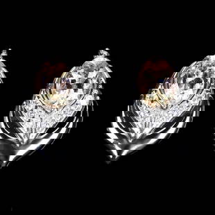 Oval Pink Morganite Gemstone and CZ 925 Sterling Silver Earrings Stud: Oval Pink Morganite Gemstone and CZ 925 Sterling Silver Earrings Stud Introducing our Oval Pink Morganite Gemstone and CZ Sterling Silver Stud Earrings, radiating elegance and charm. Crafted from pre