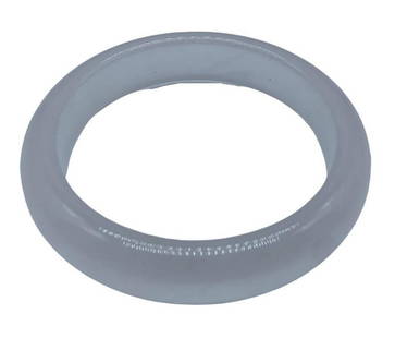WHITE CRYSTAL GEMSTONE BANGLE: White Crystal Gemstone Jade Bangle  Jade bangles have been treasured and revered and passed down for generations. Of course, the purpose of the jade bangle is protection, from physical or spirited har