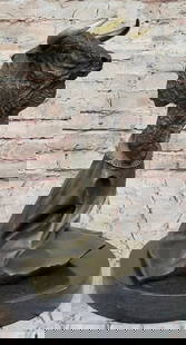 Bull Monument Original Bronze Bust - 13" x 9": Bull Monument Original Bronze Bust - 13" x 9" Blending natural inspiration with contemporary aesthetics, the Bronze Bull Bust Sculpture by renowned artist C. Williams captures the spirit