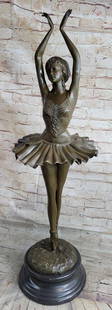 Ballerina Dancer Bronze Statue: Ballerina Dancer Bronze Statue  When you look over the sculpture and the depth and warmth of the patina meet your eye, it sends a sense of calmness and gracefulness. It’s almost as if the sculpture