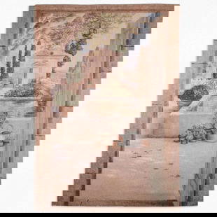 Provencal Landscape Tapestry Terrace View with Lavender Fields: Provencal Landscape Tapestry Terrace View with Lavender Fields Immerse yourself in the serene beauty of Provence with our stunning Provencal Landscape Tapestry. This captivating piece transports