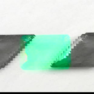 2.27ct Faceted Emerald Octagon Gemstone: Faceted Emerald Octagon For many, emerald is considered to be the symbol of rebirth. It is also believed to represent good fortune, youth, balance, growth, peace, and foresight Size- 11.1x7.7 mm, Weig