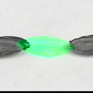 1.48ct Faceted Emerald Marquise Gemstones: Faceted Emerald Marquise For many, emerald is considered to be the symbol of rebirth. It is also believed to represent good fortune, youth, balance, growth, peace, and foresight Size- 15.0x5.2 mm, Wei