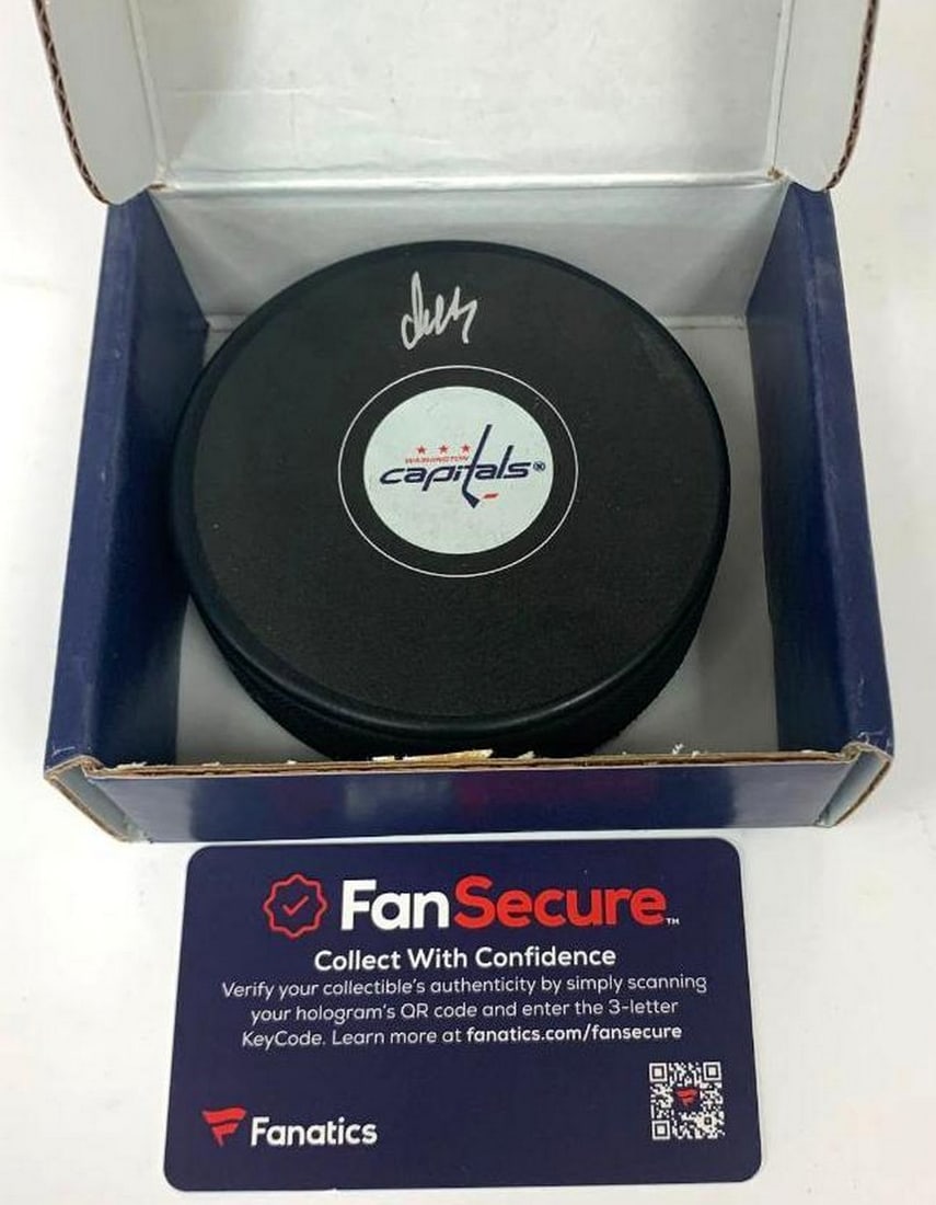 Alex Ovechkin Washington Capitals Autographed Hockey Puck (1 of 4)