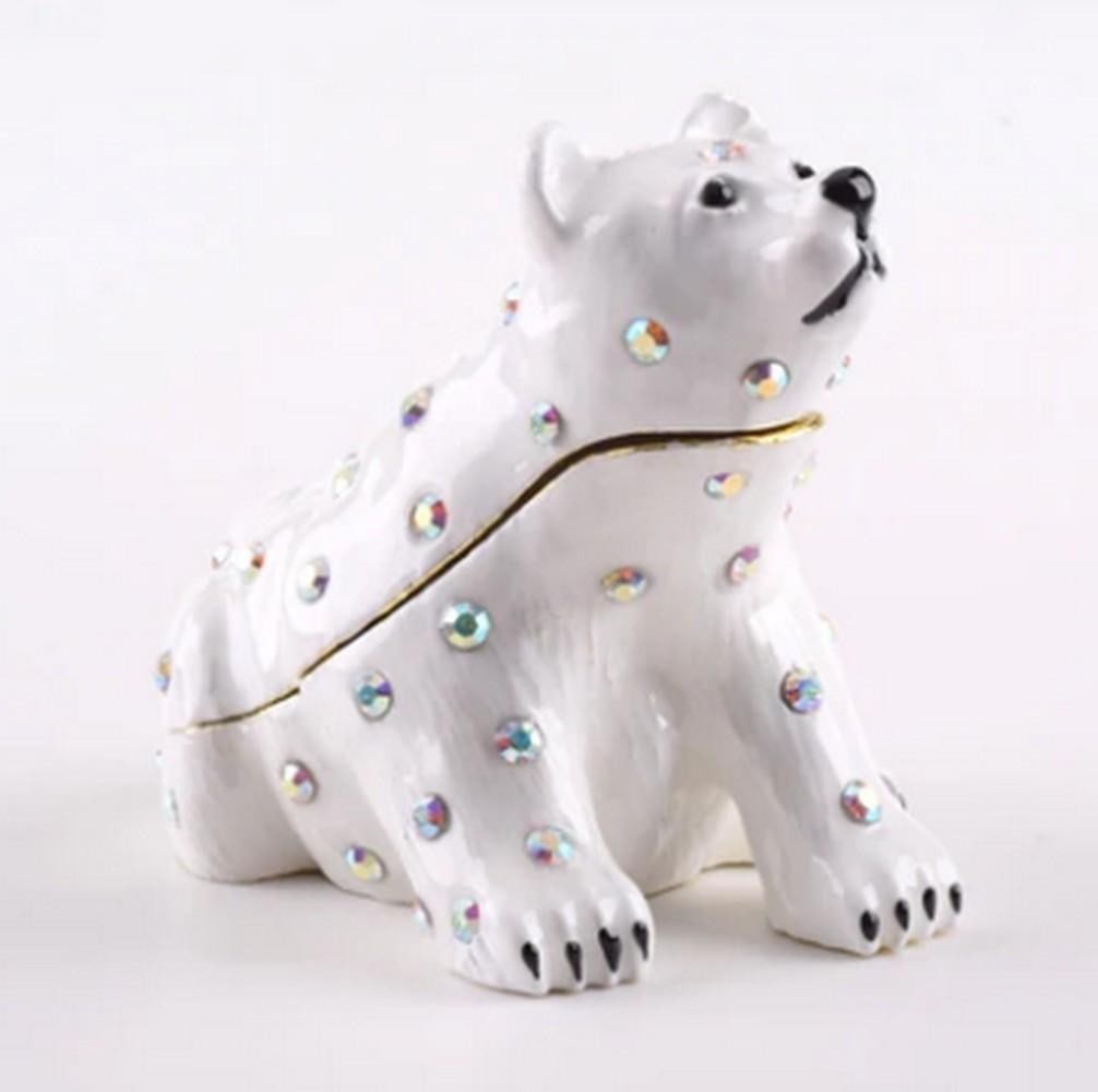 White Polar Bear Trinket Box (1 of 6)