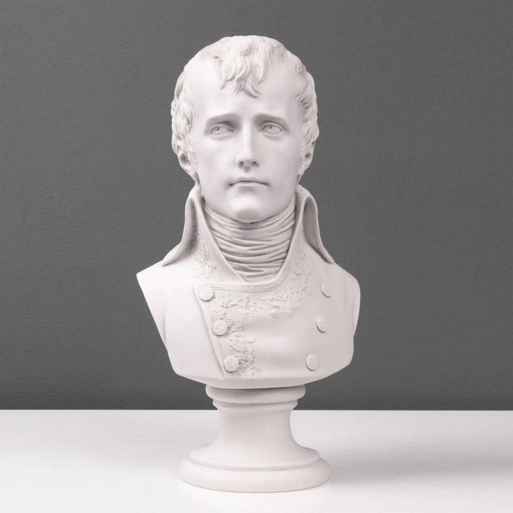 After Louis-Simon Boizot "Napoleon as First Consul" Bust Sculpture - (5.3lbs) (1 of 7)