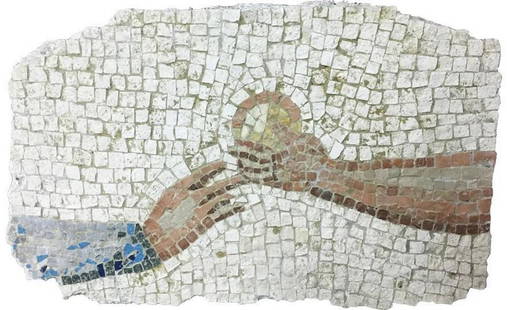 The Golden Apple - Mosaic Fragment: The Golden Apple - Mosaic Fragment  The Golden Apple - Mosaic Fragment from the &#34;Mosaico de los Amores&#34; is apart of a wide collection of Mythological Mosaics.  This masterpiece is an entirely