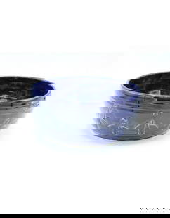 Cobalt Ceramic Large Friendship Bowl: Cobalt Ceramic Large Friendship Bowl The Friendship Bowl is a thoughtful gift that nourishes the soul. Designed to honor the tradition of sharing meals with loved ones, its depiction of a circle of fr