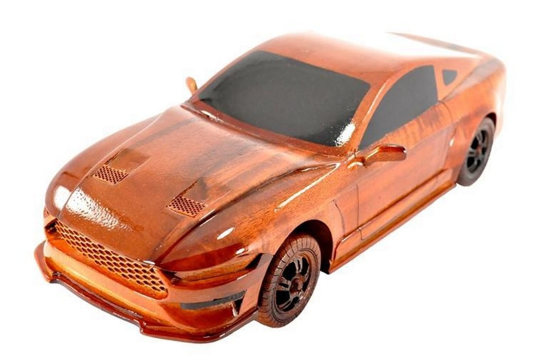 2018 Mustang Wooden Model