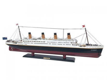 RMS Titanic Model Cruise Ship 40": RMS Titanic Model Cruise Ship 40&#34; Proud and majestic, these historically accurate scale cruise ship models are a marvelous tribute to the grandest cruise ship of her age and the most famous ocean
