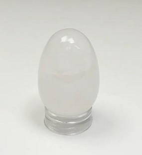 Ivory Dream Milky Quartz Mini Egg: Ivory Dream Milky Quartz Mini Egg  The Ivory Dream Milky Quartz Mini Egg radiates a soft, ethereal glow, with its creamy white hue and delicated translucency. Known for its calming and soothing proper