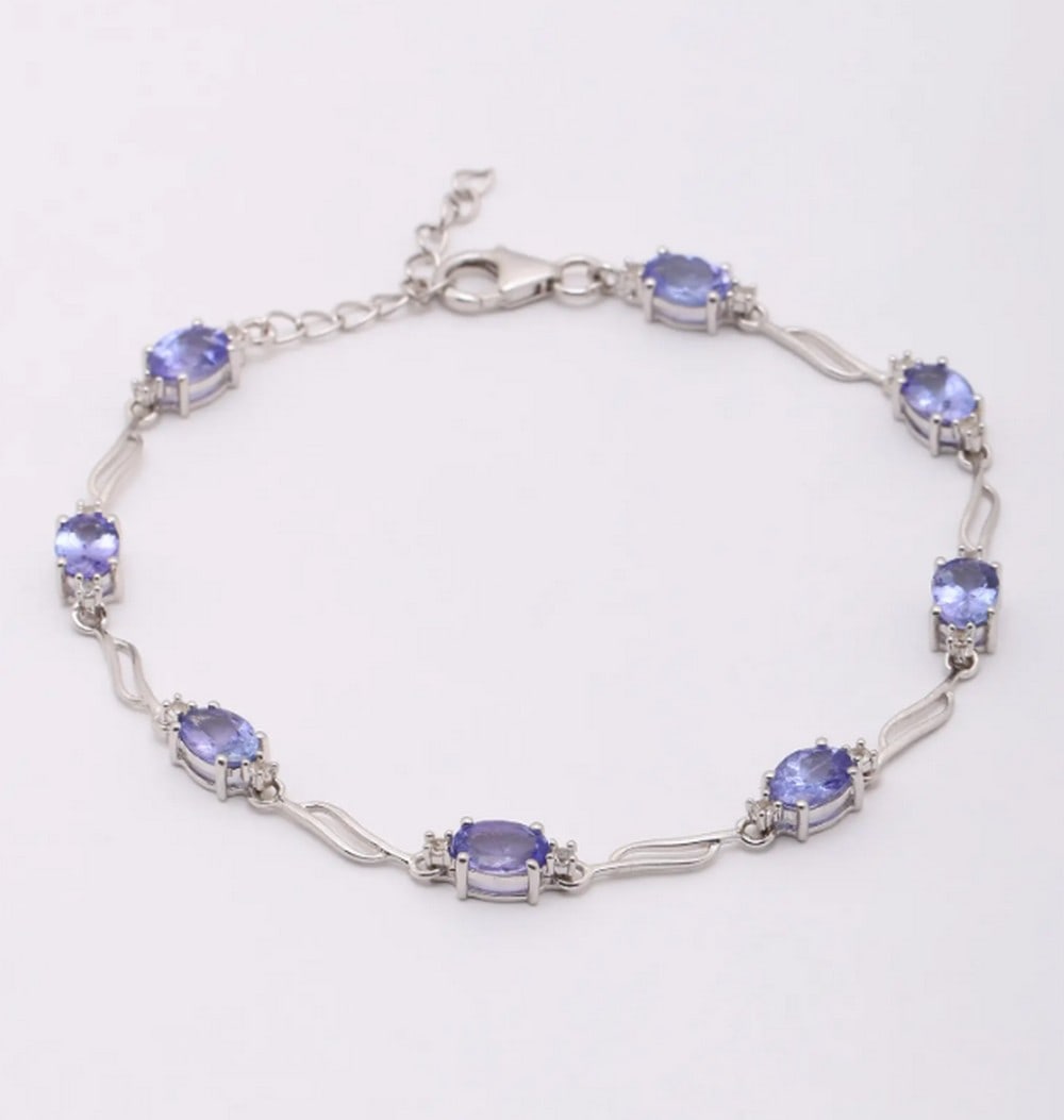 Twilight Glow Tanzanite Bracelet (1 of 3)