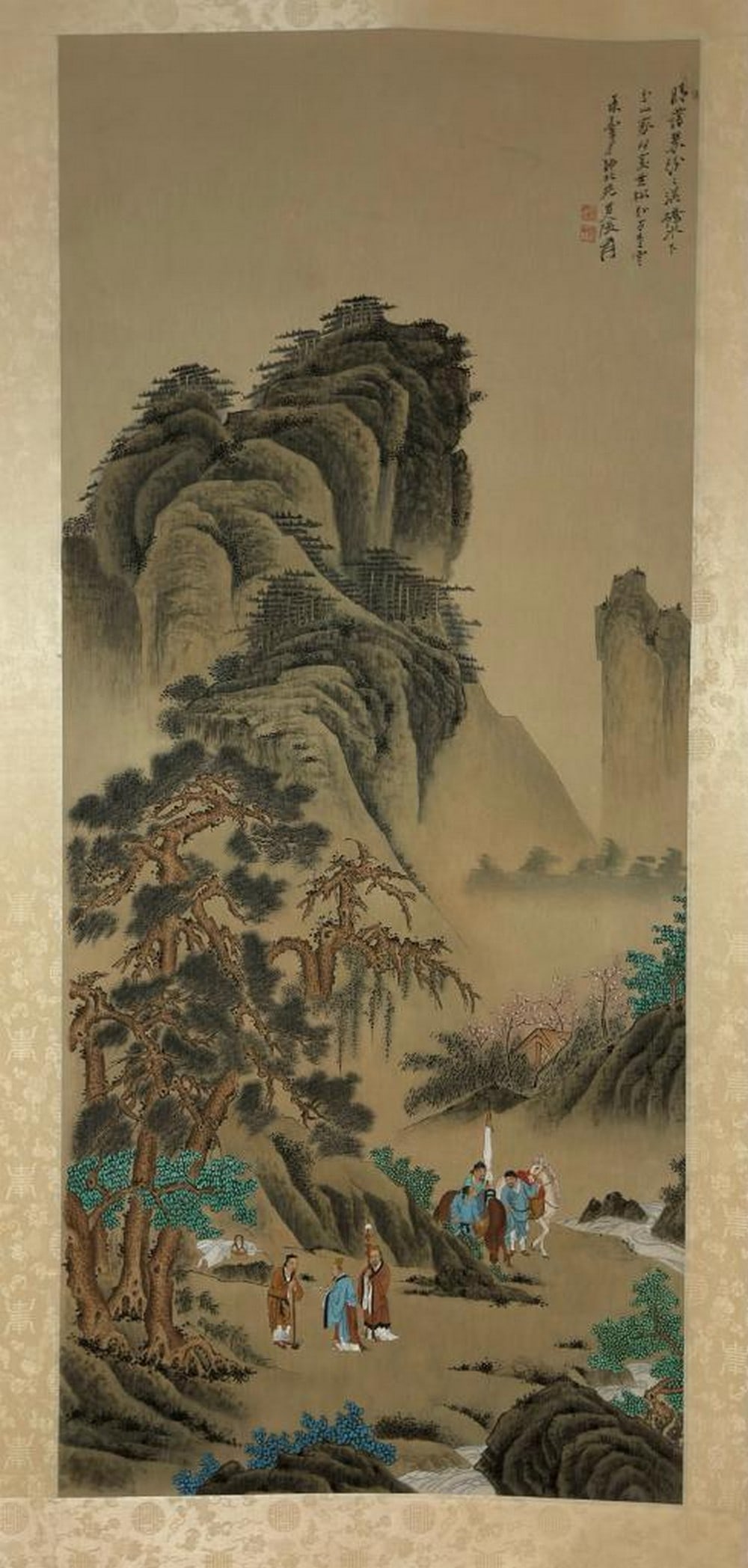 Zhang Daqian Hand-Painted Landscape Scroll (1 of 9)
