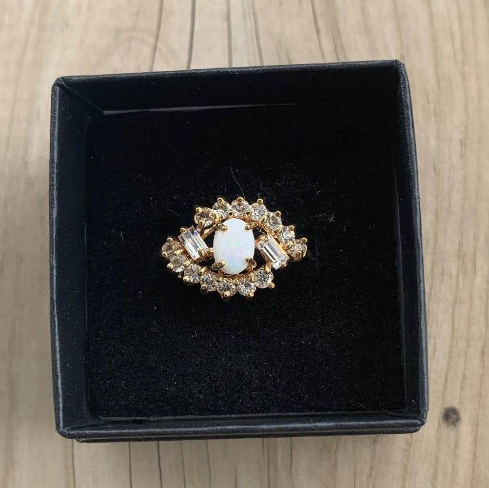 Iridescent Opal Ring (1 of 2)