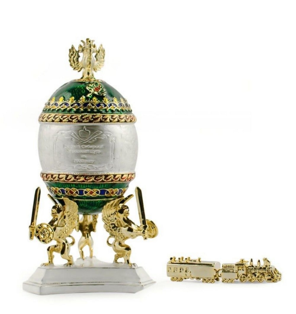 1900 Trans-Siberian Railway Russian Inspired Egg (1 of 4)