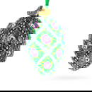 1907 Rose Trellis Royal Glass Egg Ornament – 4 Inches