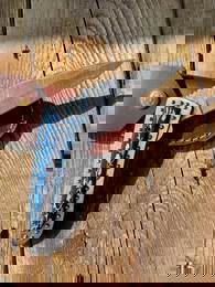 8" Dragons Fury Damascus Folding Knife