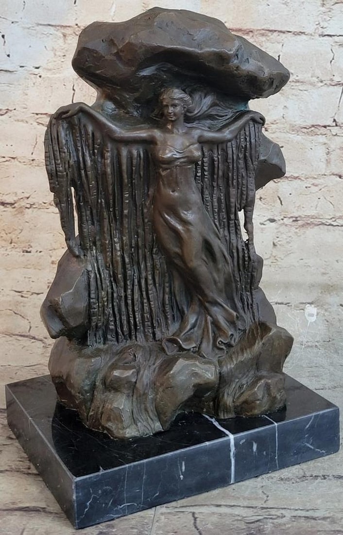 D'or: The Heroic Rescue Bronze Sculpture Inspired by Ernest Wante - 12" x 7" (1 of 6)