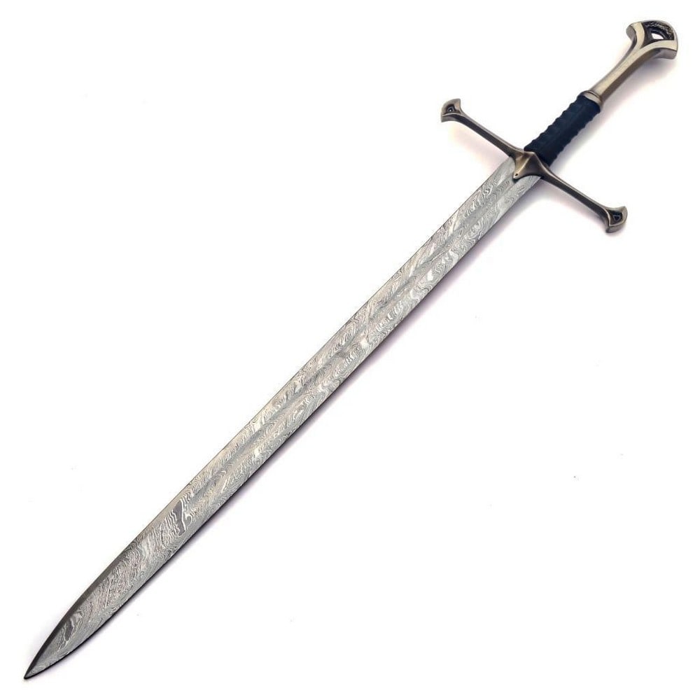 30" Damascus Templar Knight's Crusader Sword (1 of 3)