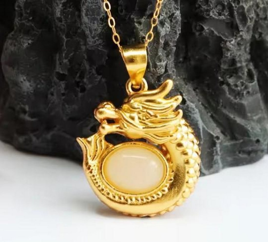 Golden Dragon Majesty Pendant (1 of 4)
