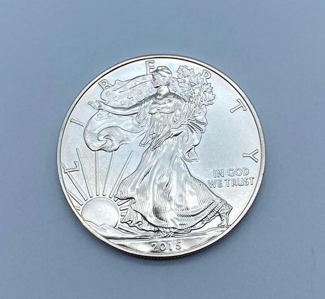 2015 American Silver Eagle Coin (1 of 2)
