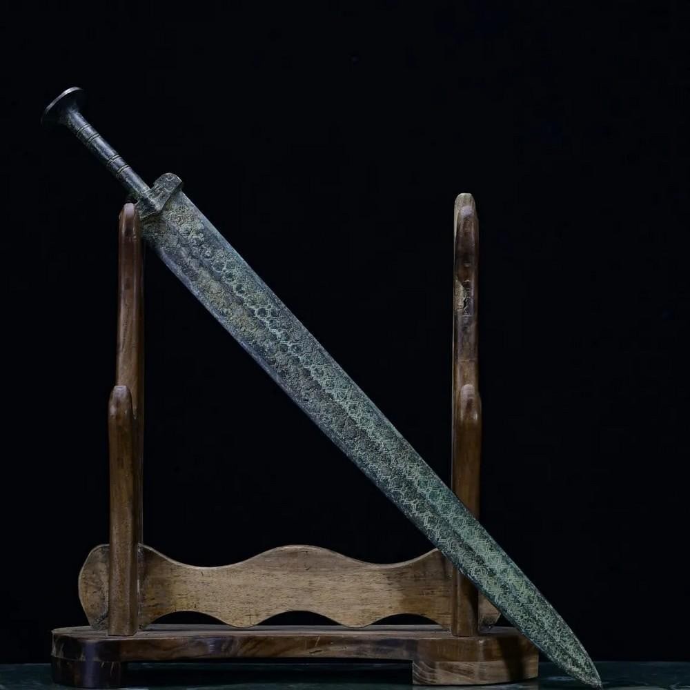 Antique Chinese Bronze Sword Ornament (1 of 5)