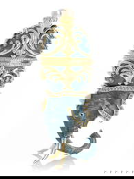 Unique Easter Egg Elephant Pedestal