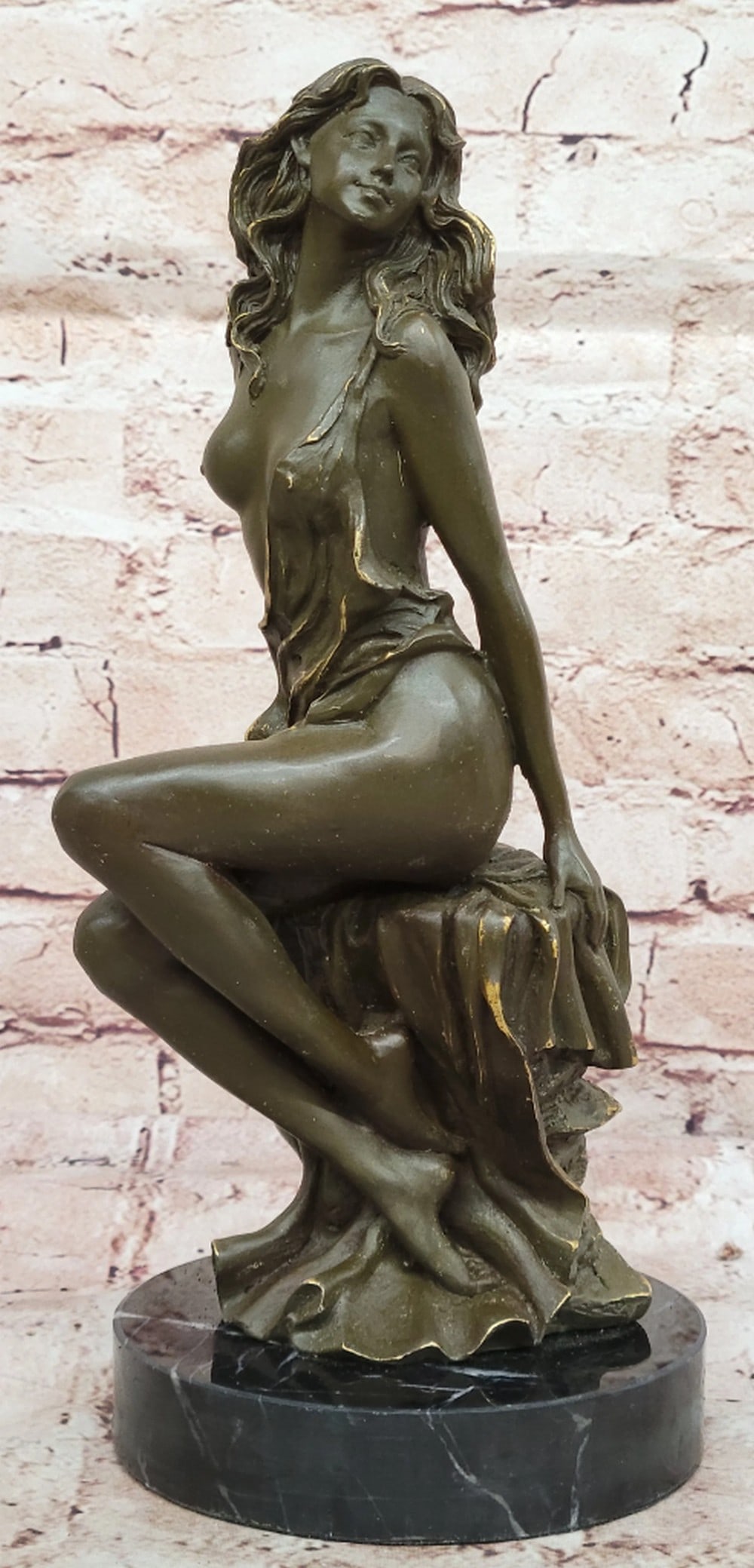 Venus, Roman Goddess of Love Original Bronze Statue - 13" x 5.5" (1 of 6)