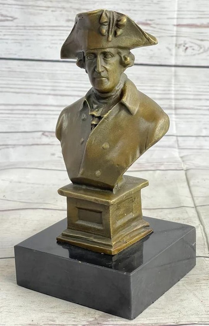 Casting Monarch Frederick II of Prussia in Bronze Sculptural Tribute - 7" x 4": Casting Monarch Frederick II of Prussia in Bronze Sculptural Tribute - 7" x 4" From 1740 to 1786, Frederick II (German: Friedrich II) reigned over the Kingdom of Prussia, boasting the longest