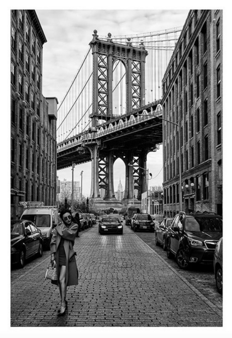 The Street Under Manhattan Bridge Poster Print (1 of 1)