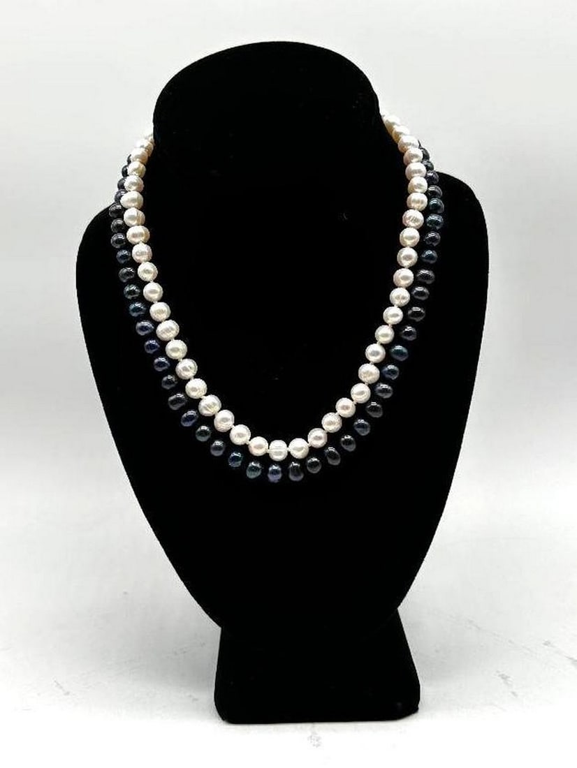 Double Harmony 2 Stand 17" Freshwater Pearl Necklace (1 of 5)