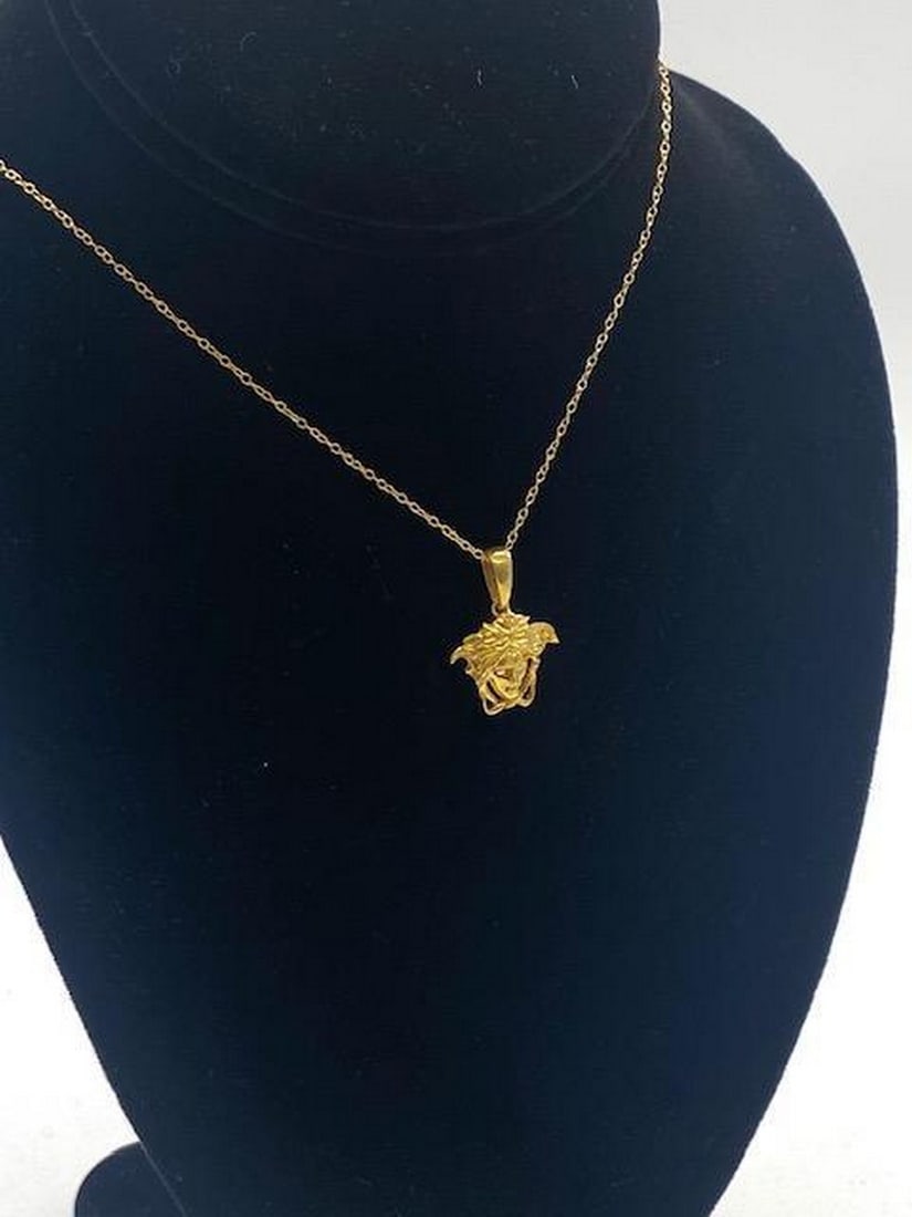 Sterling Silver & Amber Centered Pendant On A Sterling Silver 925 Rope Chain (1 of 2)