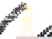 Floor Standing Brass Theodolite 62": Floor Standing Brass Theodolite 62" This Hampton Nautical Floor Standing BrassTheodolite 62" is beautifully detailed, functional, and calibrated. Theodolites are still used today for ultra hi