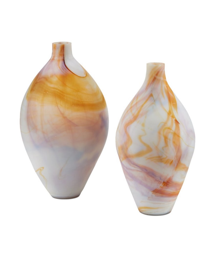 Set of 2 Onyx & Jasper Vases, Gobi Collection (1 of 1)