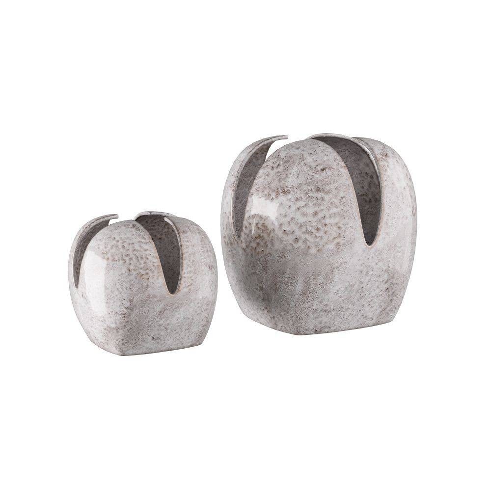 Harbor Grey, Amal Collection Set of 2 Vases (1 of 4)