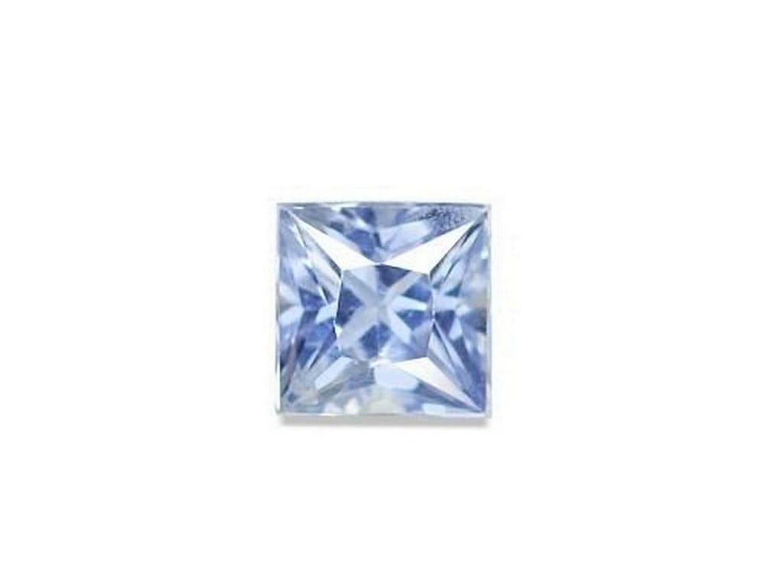 2.36 ct Electric Purple Blue Sapphire, Princess Cut, VVS–VS, Madagascar (1 of 3)