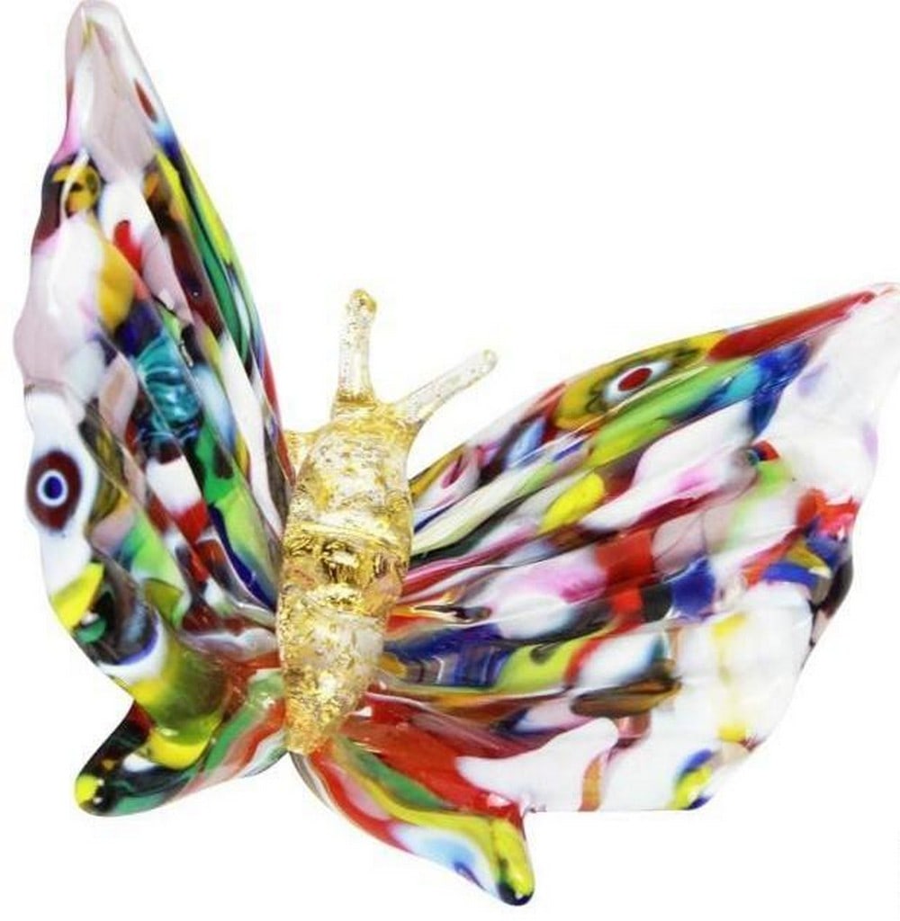 Wings of Murano: Wings of Murano Delicate and radiant, this Murano glass butterfly figurine captures the fleeting beauty of nature in vibrant color and graceful form. Handcrafted by skilled artisans, its wings