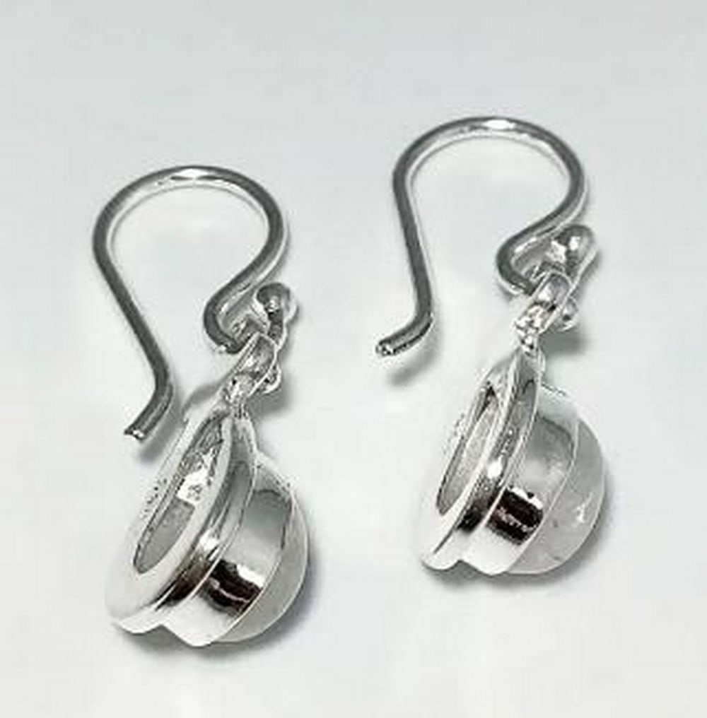 Rainbow Moonstone Drop Earrings - 4