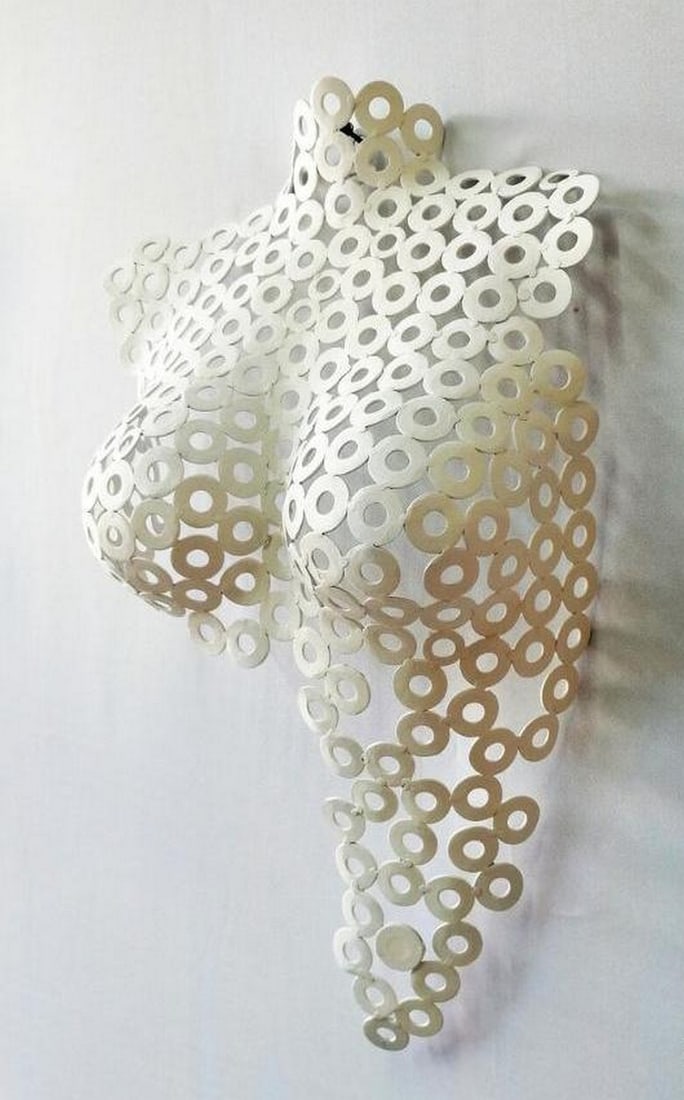 White Grace Metal Sculpture (1 of 6)