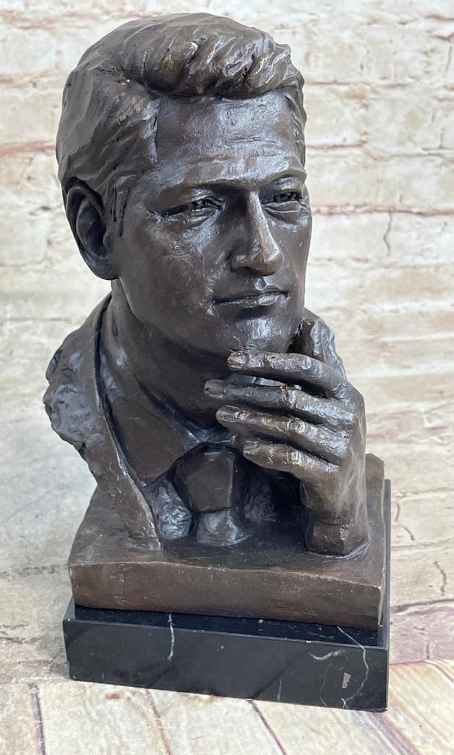 Bill Clinton Bronze Bust by Mavchi - 10" x 6.5" (1 of 7)