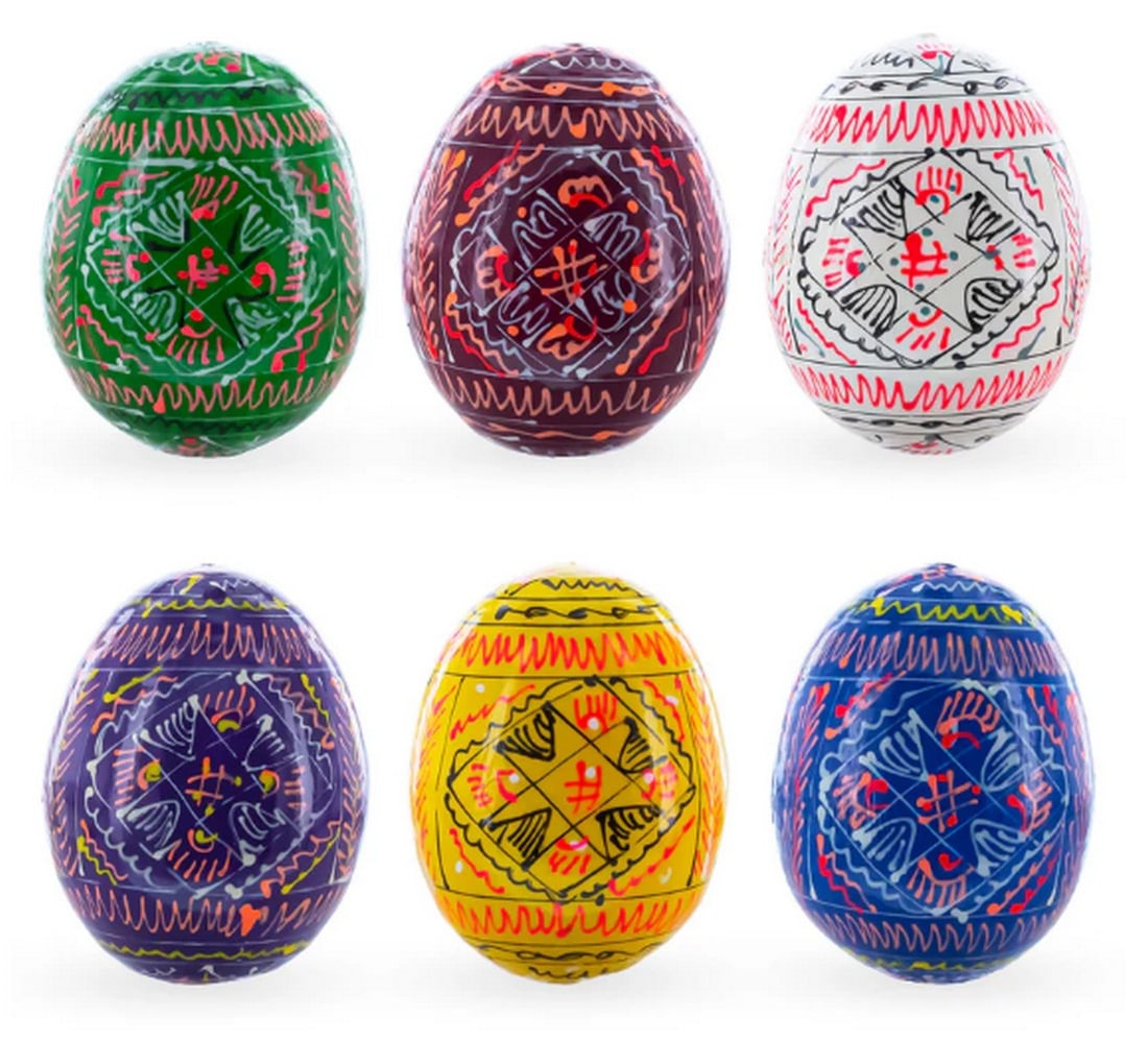Bold & Bright Geometric Ukrainian Eggs (1 of 2)