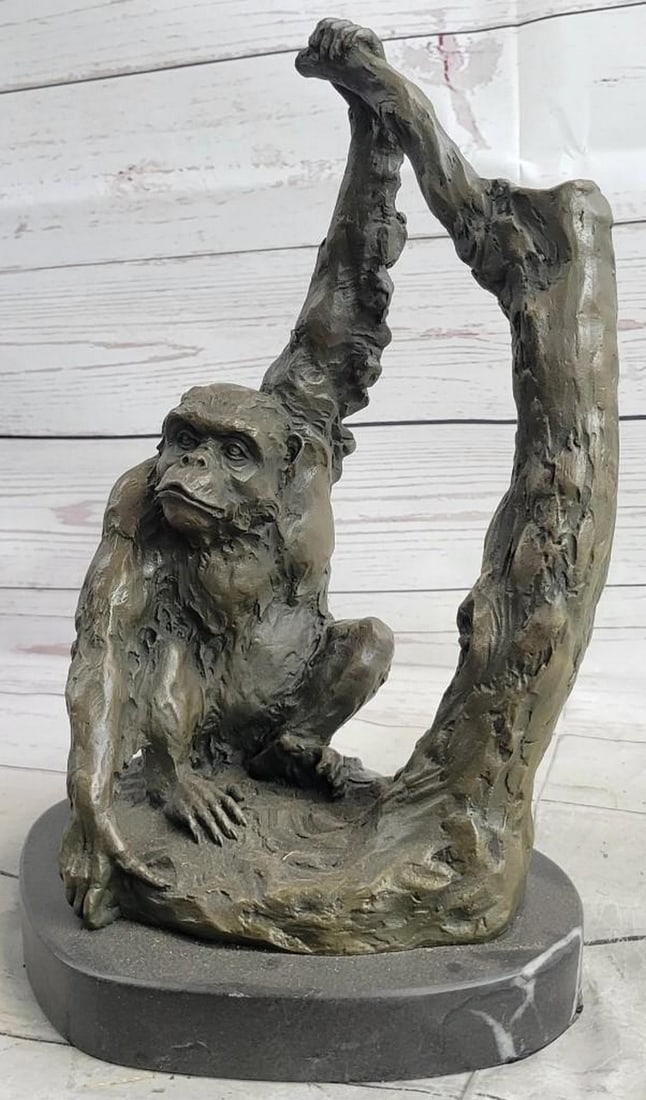 Hanging Monkey Bronze Sculpture (1 of 5)