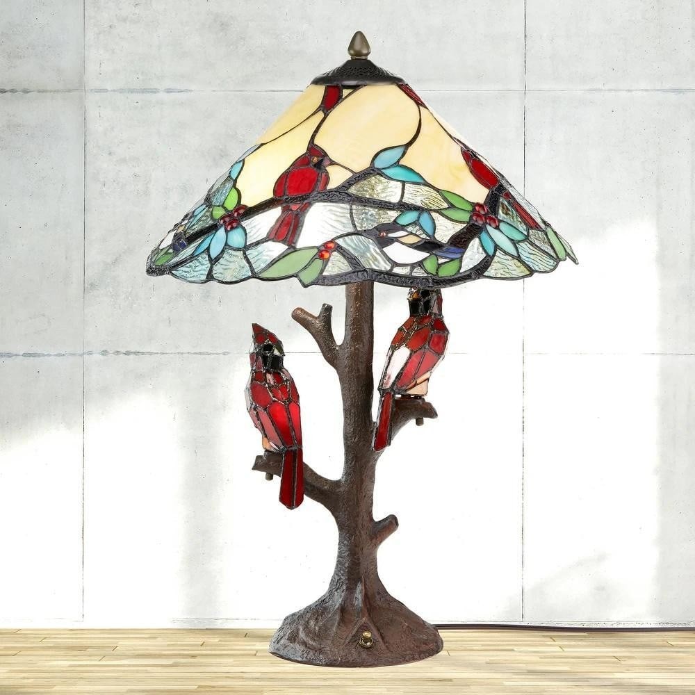 Cardinal Haven Tiffany Table Lamp - 2