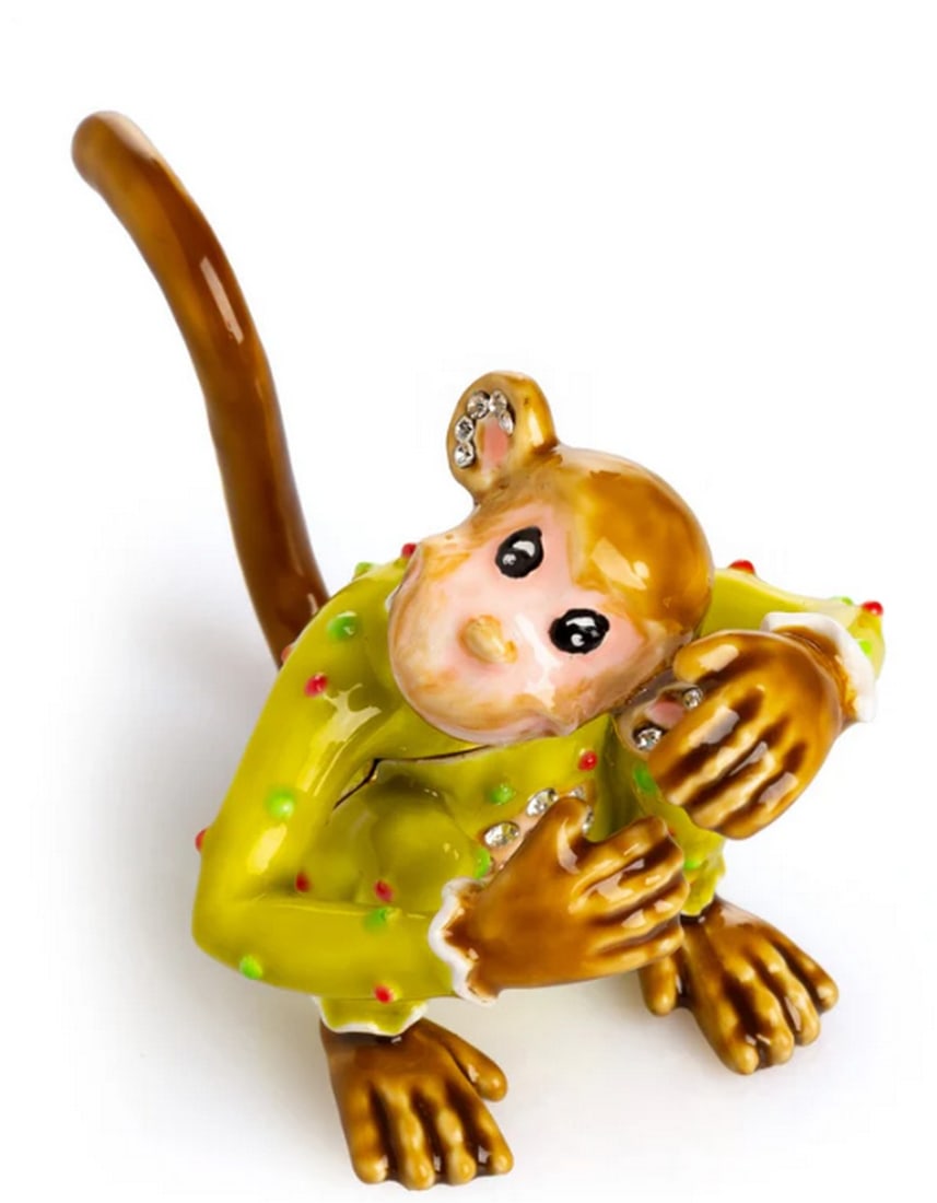 Circus Monkey Trinket Box - 3