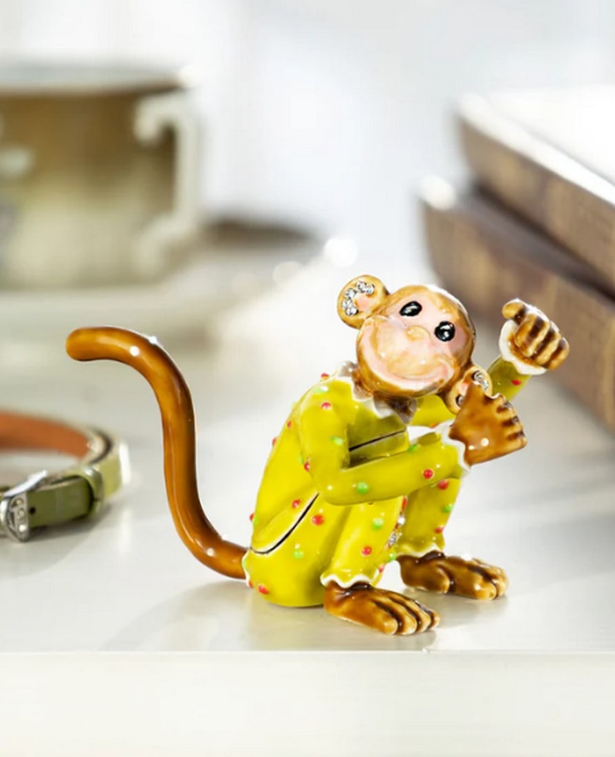 Circus Monkey Trinket Box - 4