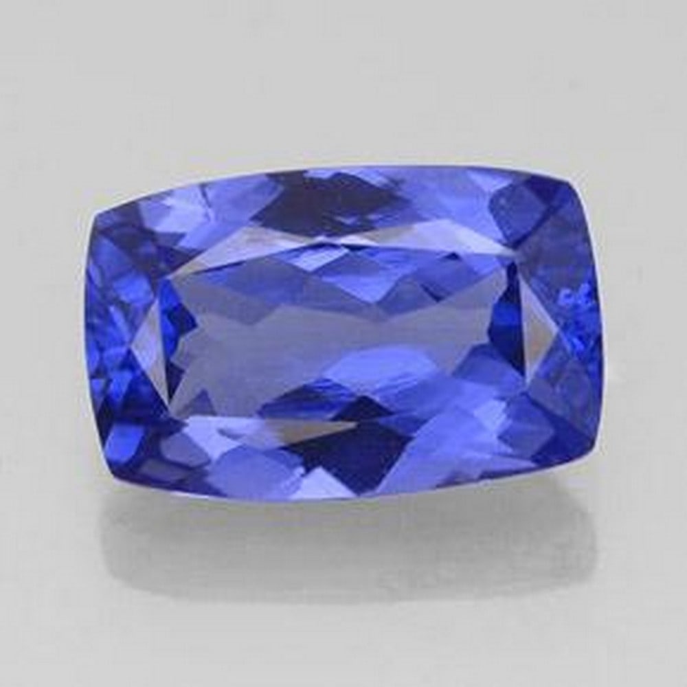 2.87ct V-AAA Cushion Cut Ultra Fine Violet Tanzanite Polished Gem Stone GIA (1 of 1)
