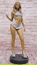 Super Girl Bronze Sculpture - 26" x 11"