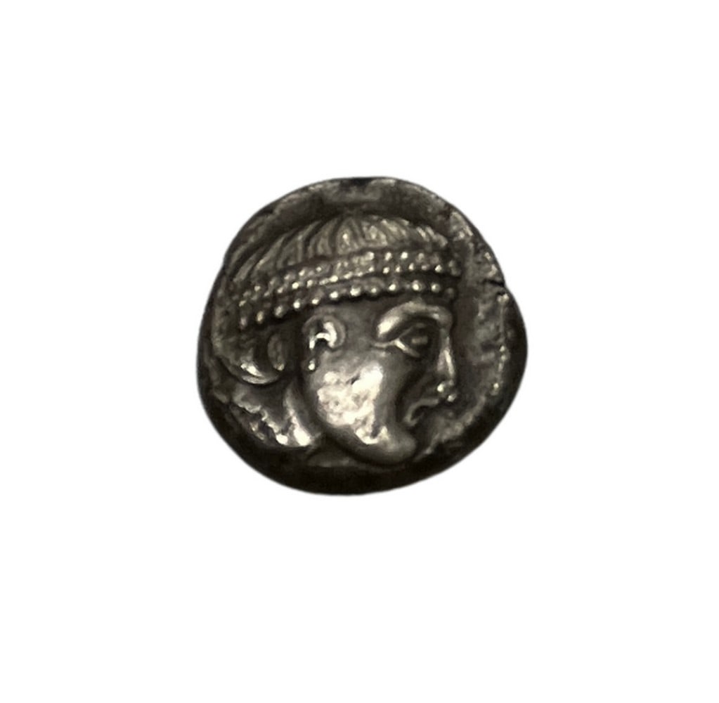 2nd Century BCE AR Tetradrachm Celtic, Danube Region Imitating Philip II of Macedon Coin: 2nd Century BCE AR Tetradrachm Celtic, Danube Region Imitating Philip II of Macedon Coin 2nd Centrury BCE AR Tetradrachm - 14.20 gms Kroisbach- mit Reiterstumpf type. Mint in the Burgenland-